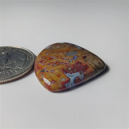 Plum Root Agate gemstone cabochon - natural crystal healing stone for jewelry making by SemiPreciousCabs