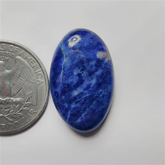 Sodalite gemstone cabochon - natural crystal healing stone for jewelry making by SemiPreciousCabs