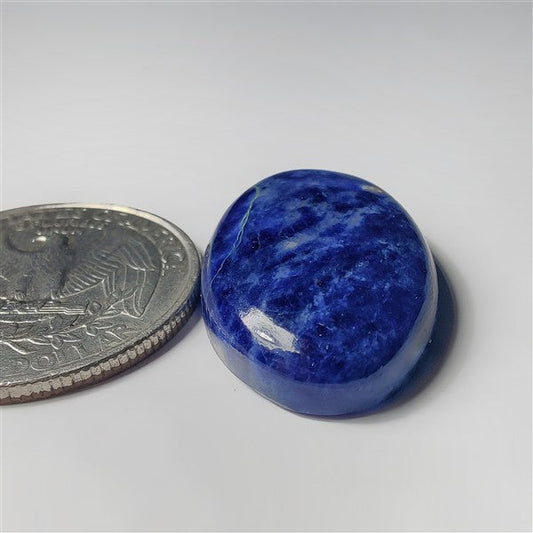 Sodalite gemstone cabochon - natural crystal healing stone for jewelry making by SemiPreciousCabs