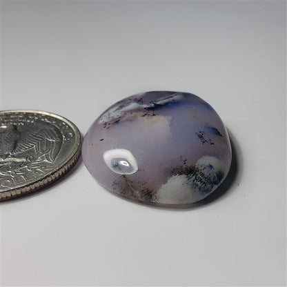 Dendritic Agate gemstone cabochon - natural crystal healing stone for jewelry making by SemiPreciousCabs
