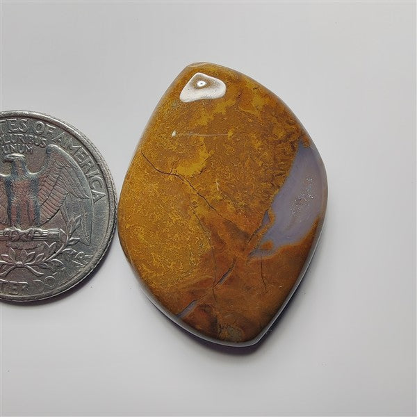 Thunder Agate gemstone cabochon - natural crystal healing stone for jewelry making by SemiPreciousCabs