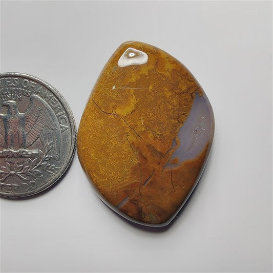 Thunder Agate gemstone cabochon - natural crystal healing stone for jewelry making by SemiPreciousCabs