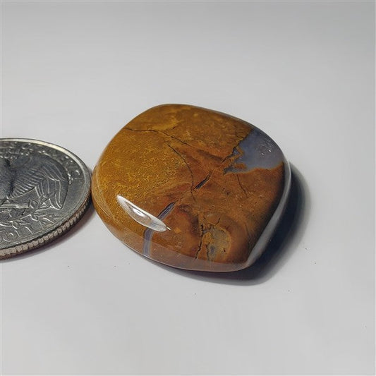 Thunder Agate gemstone cabochon - natural crystal healing stone for jewelry making by SemiPreciousCabs
