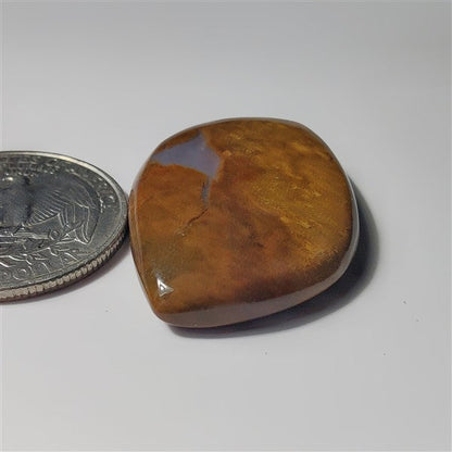 Thunder Agate gemstone cabochon - natural crystal healing stone for jewelry making by SemiPreciousCabs