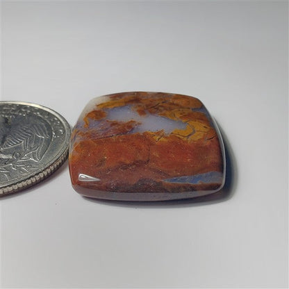 Thunder Agate gemstone cabochon - natural crystal healing stone for jewelry making by SemiPreciousCabs