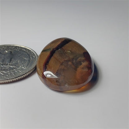 Chocolate Jasper gemstone cabochon - natural crystal healing stone for jewelry making by SemiPreciousCabs