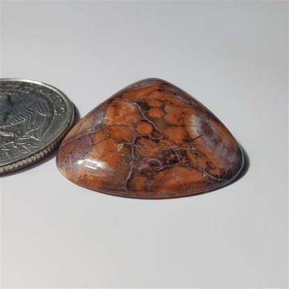 Bird Eye Agate gemstone cabochon - natural crystal healing stone for jewelry making by SemiPreciousCabs