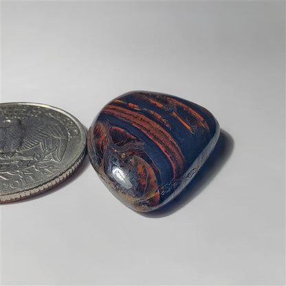 Iren Tiger gemstone cabochon - natural crystal healing stone for jewelry making by SemiPreciousCabs