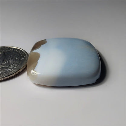 Blue Opal gemstone cabochon - natural crystal healing stone for jewelry making by SemiPreciousCabs