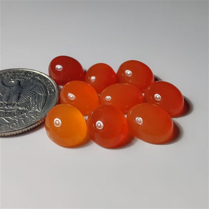 Carnelian Lot gemstone cabochon - natural crystal healing stone for jewelry making by SemiPreciousCabs