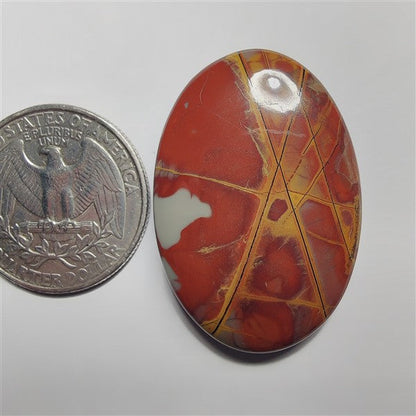 Noreena Jasper gemstone cabochon - natural crystal healing stone for jewelry making by SemiPreciousCabs