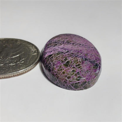 Stichtite gemstone cabochon - natural crystal healing stone for jewelry making by SemiPreciousCabs