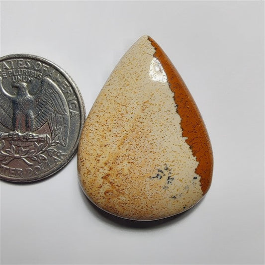 Picture Jasper gemstone cabochon - natural crystal healing stone for jewelry making by SemiPreciousCabs