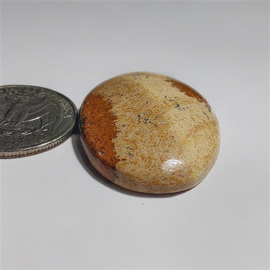 Picture Jasper gemstone cabochon - natural crystal healing stone for jewelry making by SemiPreciousCabs