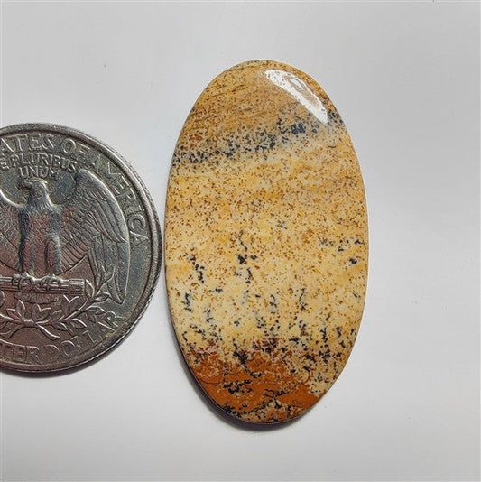 Picture Jasper gemstone cabochon - natural crystal healing stone for jewelry making by SemiPreciousCabs