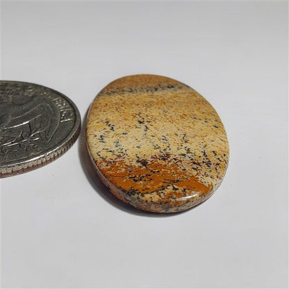 Picture Jasper gemstone cabochon - natural crystal healing stone for jewelry making by SemiPreciousCabs
