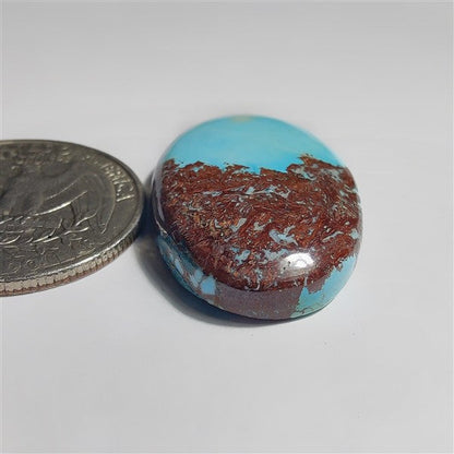 Dyed Turquoise gemstone cabochon - natural crystal healing stone for jewelry making by SemiPreciousCabs