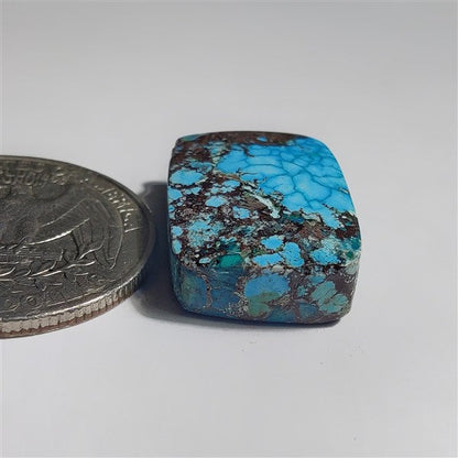 Dyed Turquoise gemstone cabochon - natural crystal healing stone for jewelry making by SemiPreciousCabs