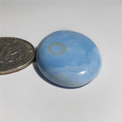 Blue Opal gemstone cabochon - natural crystal healing stone for jewelry making by SemiPreciousCabs