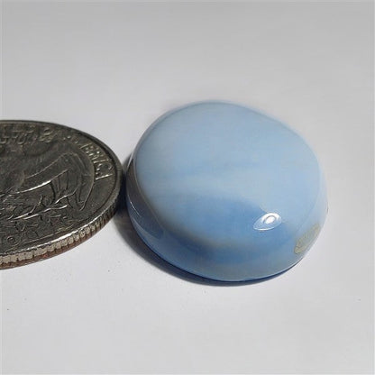 Blue Opal gemstone cabochon - natural crystal healing stone for jewelry making by SemiPreciousCabs