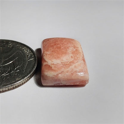 Rhodochrosite gemstone cabochon - natural crystal healing stone for jewelry making by SemiPreciousCabs