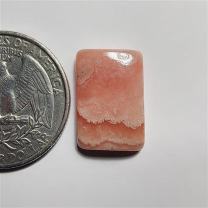 Rhodochrosite gemstone cabochon - natural crystal healing stone for jewelry making by SemiPreciousCabs