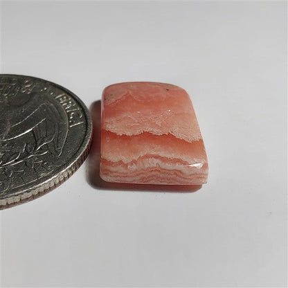 Rhodochrosite gemstone cabochon - natural crystal healing stone for jewelry making by SemiPreciousCabs