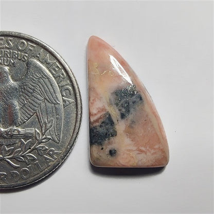 Rhodochrosite gemstone cabochon - natural crystal healing stone for jewelry making by SemiPreciousCabs