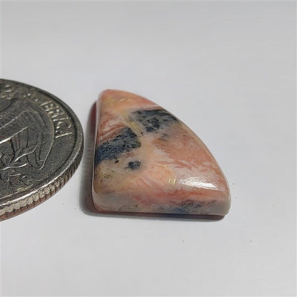 Rhodochrosite gemstone cabochon - natural crystal healing stone for jewelry making by SemiPreciousCabs