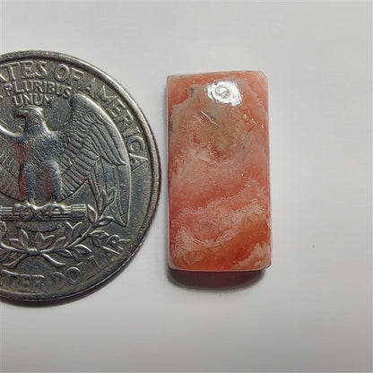 Rhodochrosite gemstone cabochon - natural crystal healing stone for jewelry making by SemiPreciousCabs