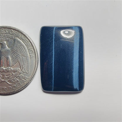 Blue Tiger Eye gemstone cabochon - natural crystal healing stone for jewelry making by SemiPreciousCabs