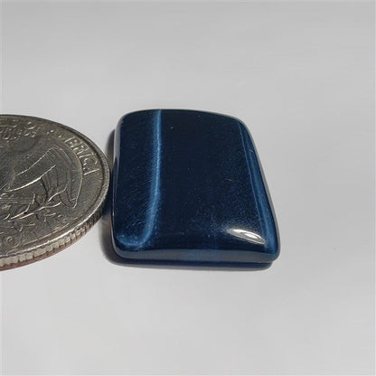 Blue Tiger Eye gemstone cabochon - natural crystal healing stone for jewelry making by SemiPreciousCabs