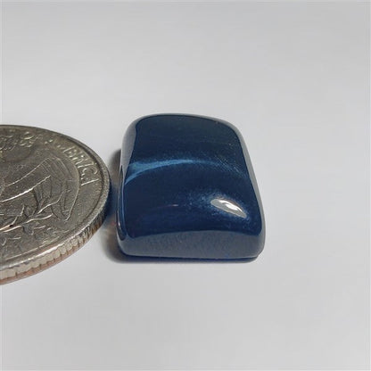 Blue Tiger Eye gemstone cabochon - natural crystal healing stone for jewelry making by SemiPreciousCabs