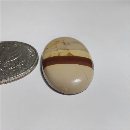 Brecciated Mookaite gemstone cabochon - natural crystal healing stone for jewelry making by SemiPreciousCabs