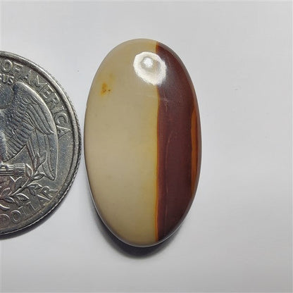 Brecciated Mookaite gemstone cabochon - natural crystal healing stone for jewelry making by SemiPreciousCabs