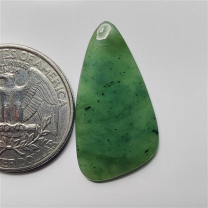 Serpentine gemstone cabochon - natural crystal healing stone for jewelry making by SemiPreciousCabs