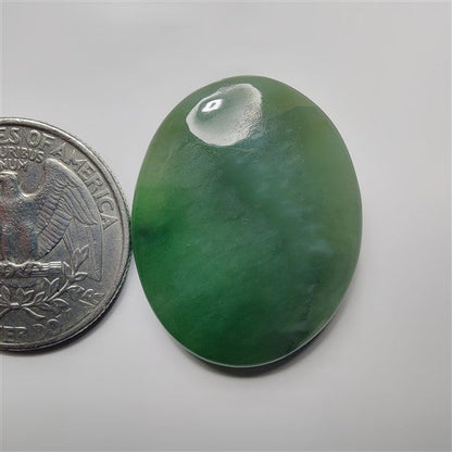 Serpentine gemstone cabochon - natural crystal healing stone for jewelry making by SemiPreciousCabs