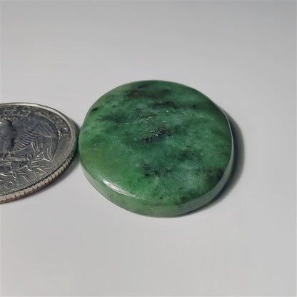 Serpentine gemstone cabochon - natural crystal healing stone for jewelry making by SemiPreciousCabs