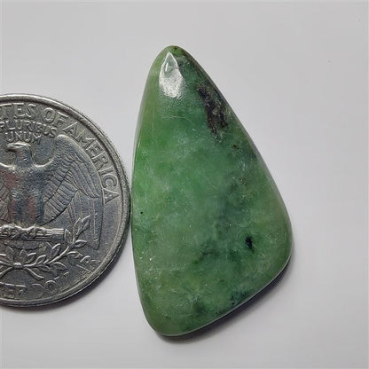 Serpentine gemstone cabochon - natural crystal healing stone for jewelry making by SemiPreciousCabs