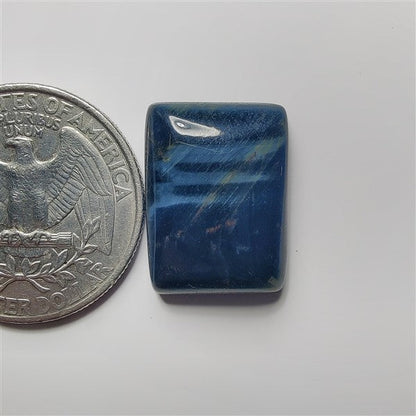 Blue Tiger Eye gemstone cabochon - natural crystal healing stone for jewelry making by SemiPreciousCabs