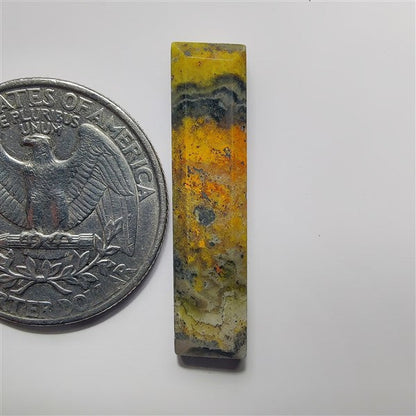 Bumblebee Jasper gemstone cabochon - natural crystal healing stone for jewelry making by SemiPreciousCabs