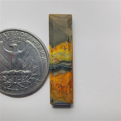 Bumblebee Jasper gemstone cabochon - natural crystal healing stone for jewelry making by SemiPreciousCabs