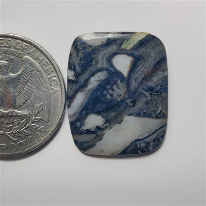Orthoceras gemstone cabochon - natural crystal healing stone for jewelry making by SemiPreciousCabs