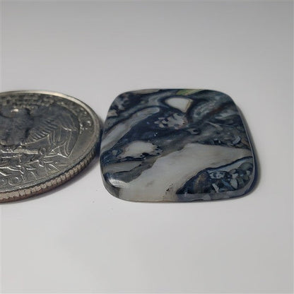 Orthoceras gemstone cabochon - natural crystal healing stone for jewelry making by SemiPreciousCabs