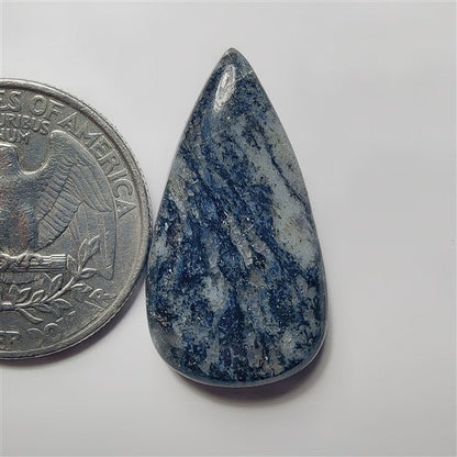 Orthoceras gemstone cabochon - natural crystal healing stone for jewelry making by SemiPreciousCabs