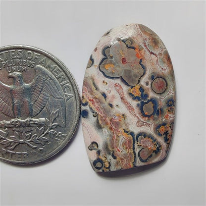 Leopard Skin Jasper gemstone cabochon - natural crystal healing stone for jewelry making by SemiPreciousCabs