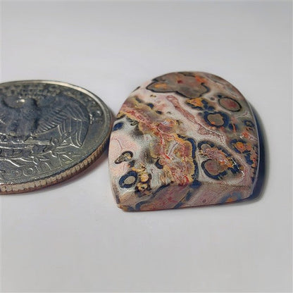 Leopard Skin Jasper gemstone cabochon - natural crystal healing stone for jewelry making by SemiPreciousCabs