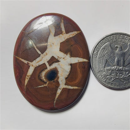 Septarian gemstone cabochon - natural crystal healing stone for jewelry making by SemiPreciousCabs
