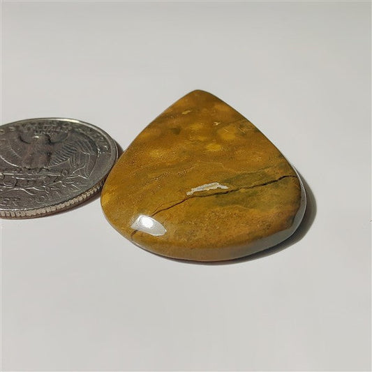 Ocean Jasper gemstone cabochon - natural crystal healing stone for jewelry making by SemiPreciousCabs