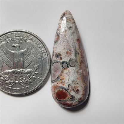 Leopard Skin Jasper gemstone cabochon - natural crystal healing stone for jewelry making by SemiPreciousCabs